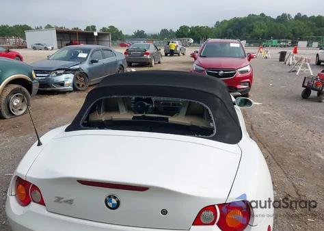 2003 BMW Z4 2.5I from USA, damaged, VIN 4USBT33493LS45313